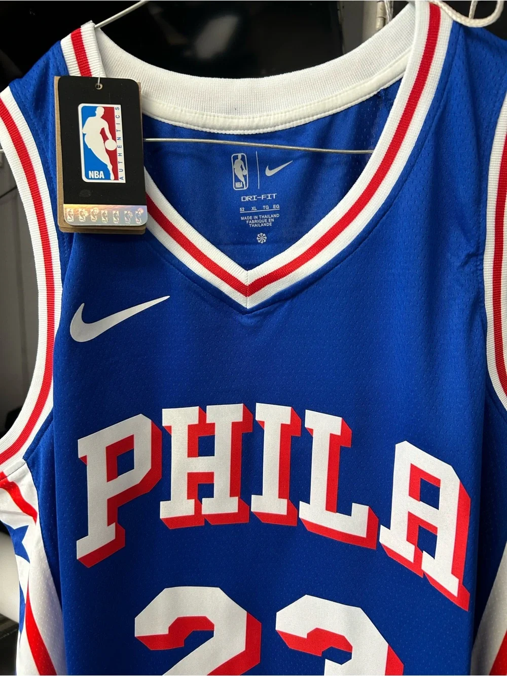 Nike Philadelphia 76ers LeBron James jersey